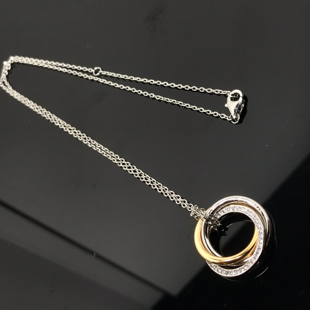 Noble Trinity Diamonds Necklace