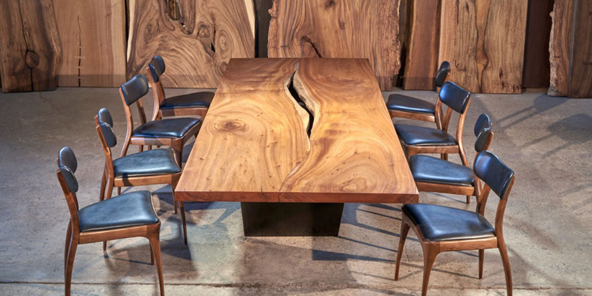 Living Edge Virgo Handcrafted Dining Table