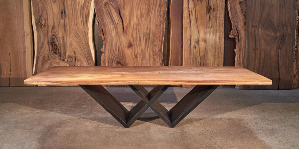 Living Edge Virgo Handcrafted Dining Table