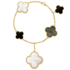 18K Magic Alhambra Five Motifs Bracelet