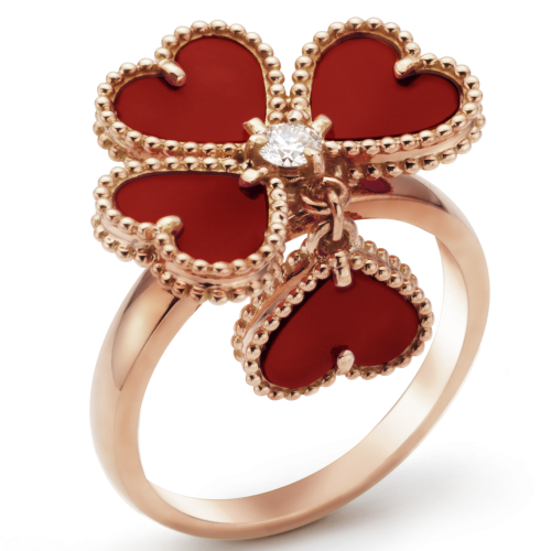 18K Sweet Alhambra Effeuillage Ring