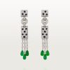 18k Panthère De Diamond Earrings