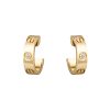 18k Love 2 Diamonds Earrings
