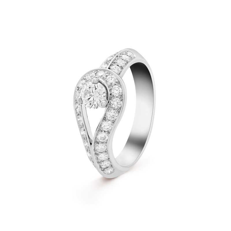 18K Couture Solitaire Ring