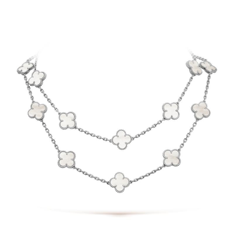 18K Vintage Alhambra 20 Motifs Long Necklace