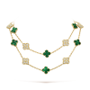 18K Vintage Alhambra 20 Motifs Long Necklace