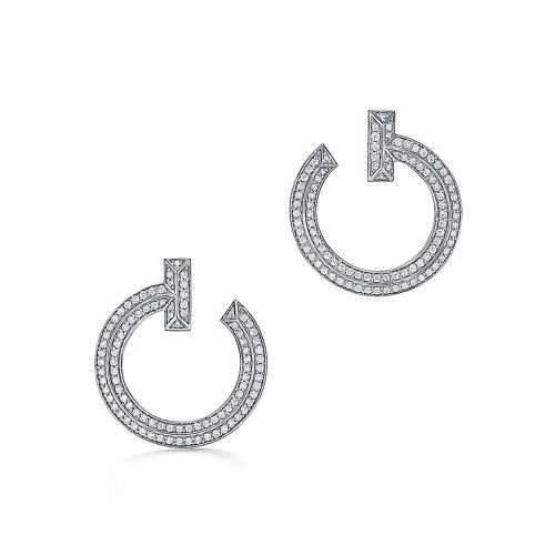 Noble T T1 Open Hoop Earrings