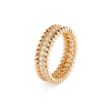 18K Yellow Gold Perlée Diamonds Ring