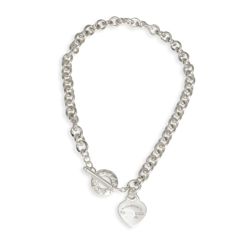 Noble T Heart Tag Necklace