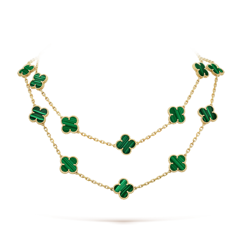 18K Vintage Alhambra 20 Motifs Long Necklace