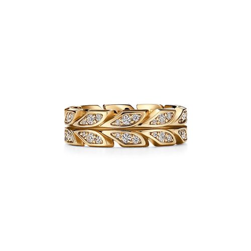 Noble Yellow Gold Victoria Vine  Ring