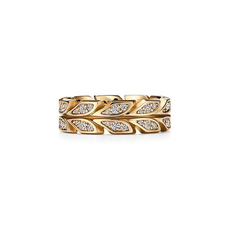 Noble Yellow Gold Victoria Vine  Ring