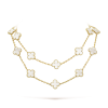 18K Vintage Alhambra 20 Motifs Long Necklace