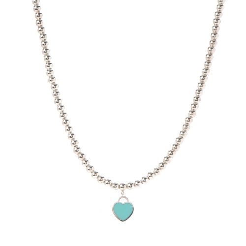 Noble Return to Heart Tag Bead Necklace