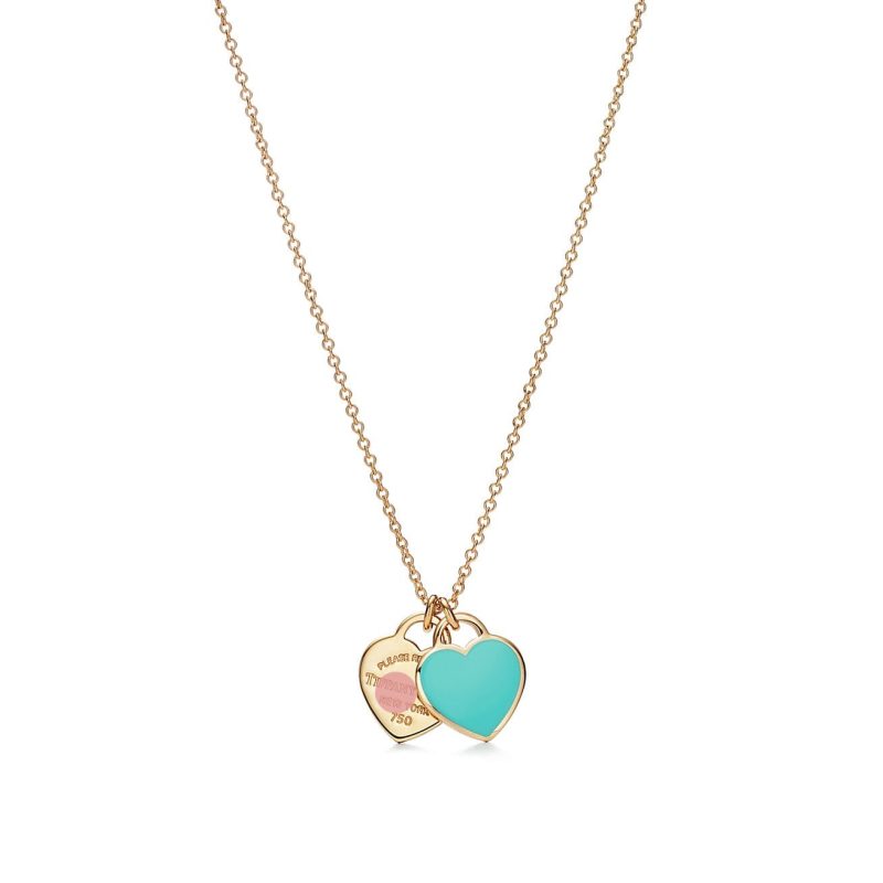 Noble Return to Mini Double Heart Necklace