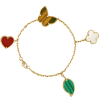 18K Lucky Alhambra Four Motifs Bracelet