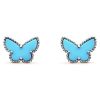 18k Sweet Alhambra Butterfly Stud Earrings