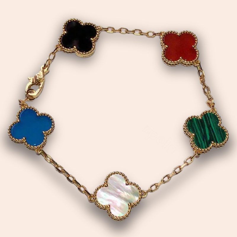 Noble Vintage Alhambra Color Bracelet Gift Jewelry