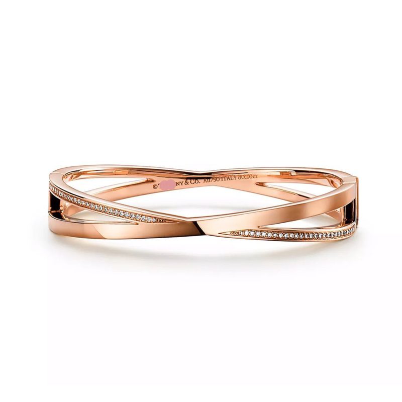 Noble T Atlas x Narrow Hinged Bangle Bracelet