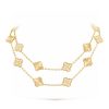 18K Vintage Alhambra 20 Motifs Long Necklace