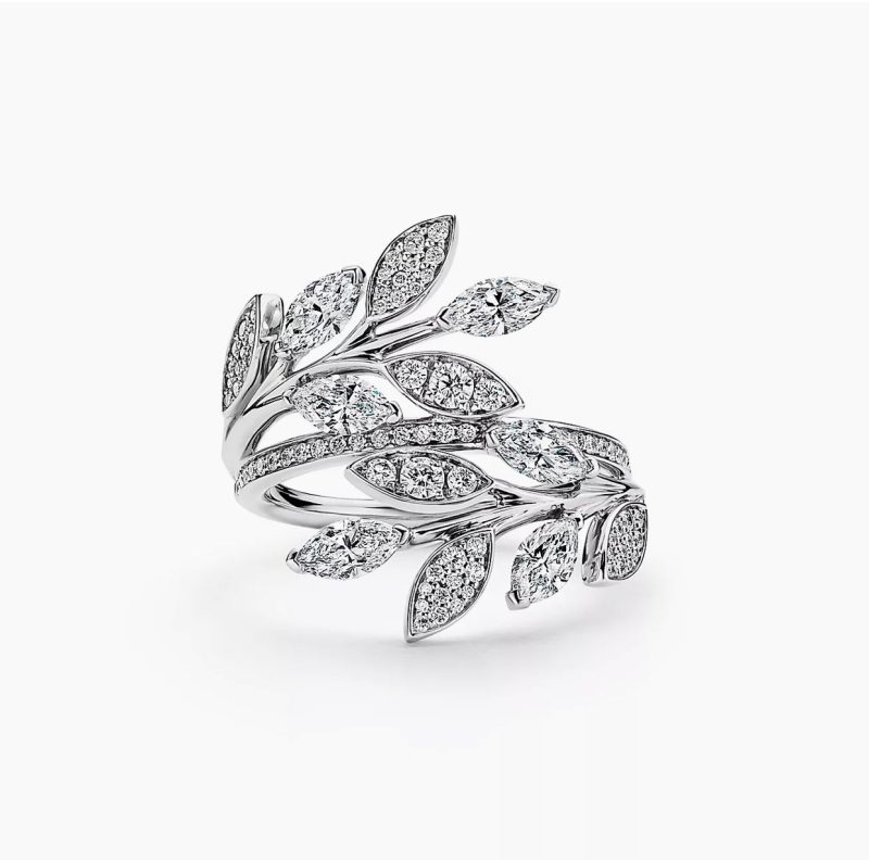 Noble T Victoria Diamond Vine Bypass Ring
