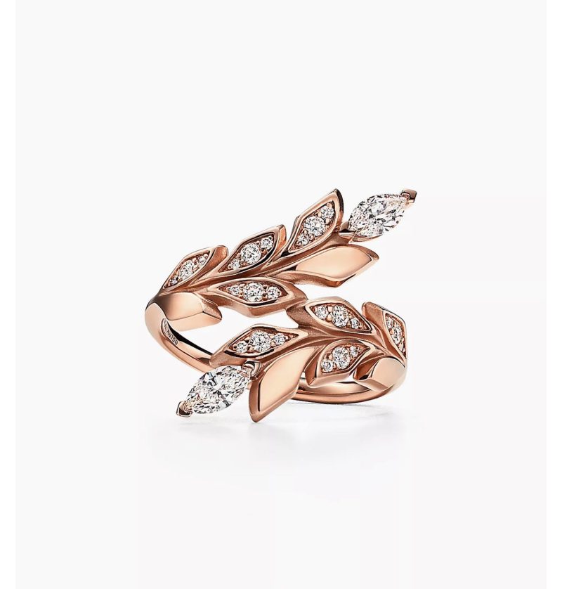 Noble T Victoria Vine Bypass Ring