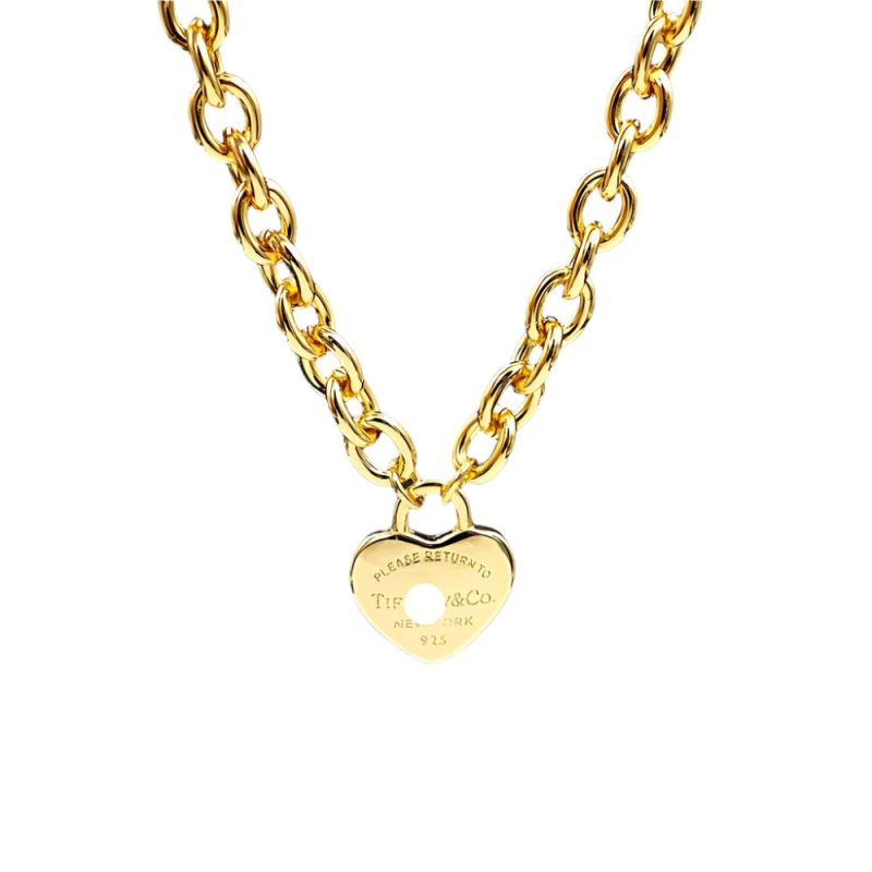 Noble T Tag Chain Necklace