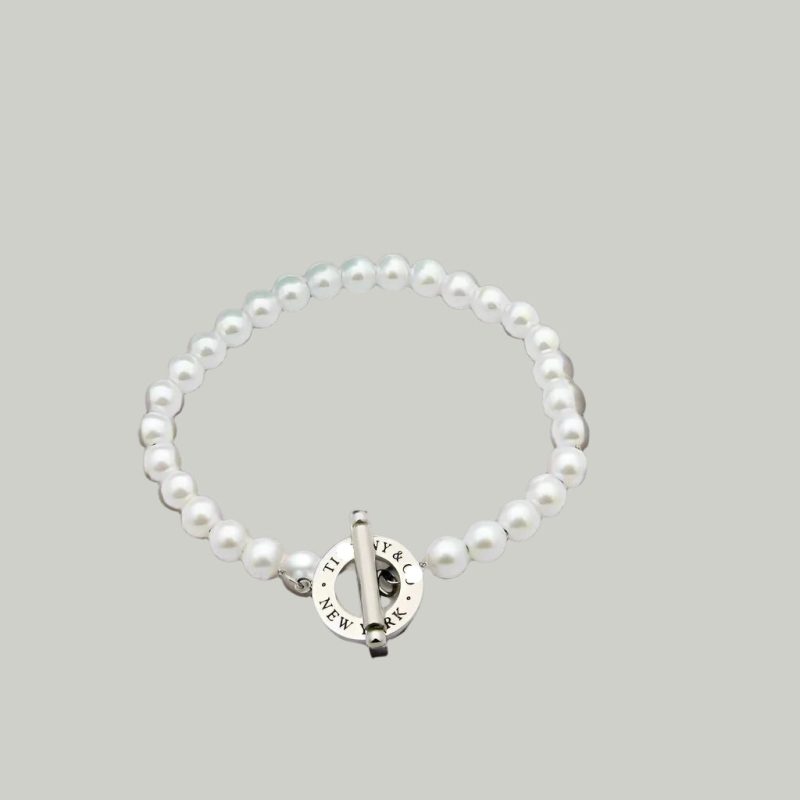 Noble T Tag Beads Bracelet